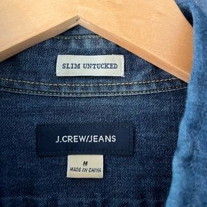 J.Crew Untucked denim shirt